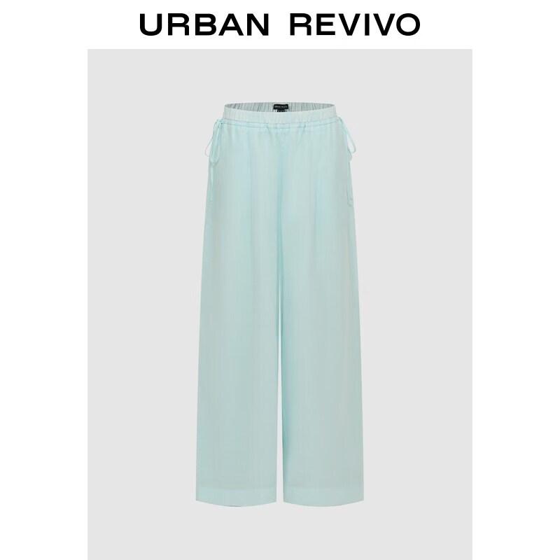 Women s High-Waist Drawstring Wide-Leg Pants XXS