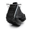 Men's Plus Size Waterproof High-Top Snow Boots with Thickening and Velvet Lining.