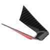 Carbon Fiber Style Steering Wheel Decoration Frame Cover Trim Fit for Alfa Romeo Giulia 17 19