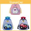 Children Cartoon Car Backpack With Durable Polyester Lining For Preschoolers
