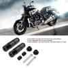 2 st Aluminiumlegering Motorcykel Rund Fotpedal Fotpinnar Modifieringstillbehör (Blå)