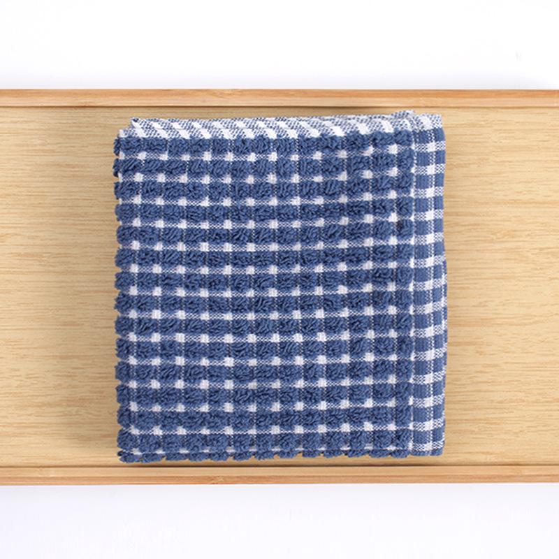 High-Grade Pure Cotton Absorbent Tea Towel - Soft Kitchen & Dining Wiping Cloth 60x37cm - 67g
