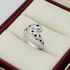Sleek Double-headed Leopard Pattern Ring with a Dominant Black Panther Design, Crafted with Precision. Ideal for Gifting  Hypoallergenic Material