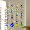 3D Tailwinds Rotating Crystals Ball Suncatchers Rotating Stabilizers Hangings Decorations for Window Tree Wall Indoor Outdoor