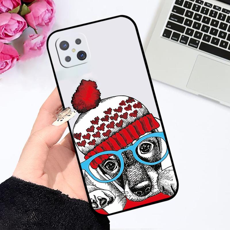 For Oppo Reno4 Z 5G Case Fashion Oil Painting Silicone Soft TPU Back Cover For OPPO A92S Phone Back Bumper Shell Cartoon Coque