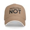 Absolutely Not Baseball Cap  Hiking Fishing Sun Trucker Hat Couple Women y2k Retro Print Baseball Caps