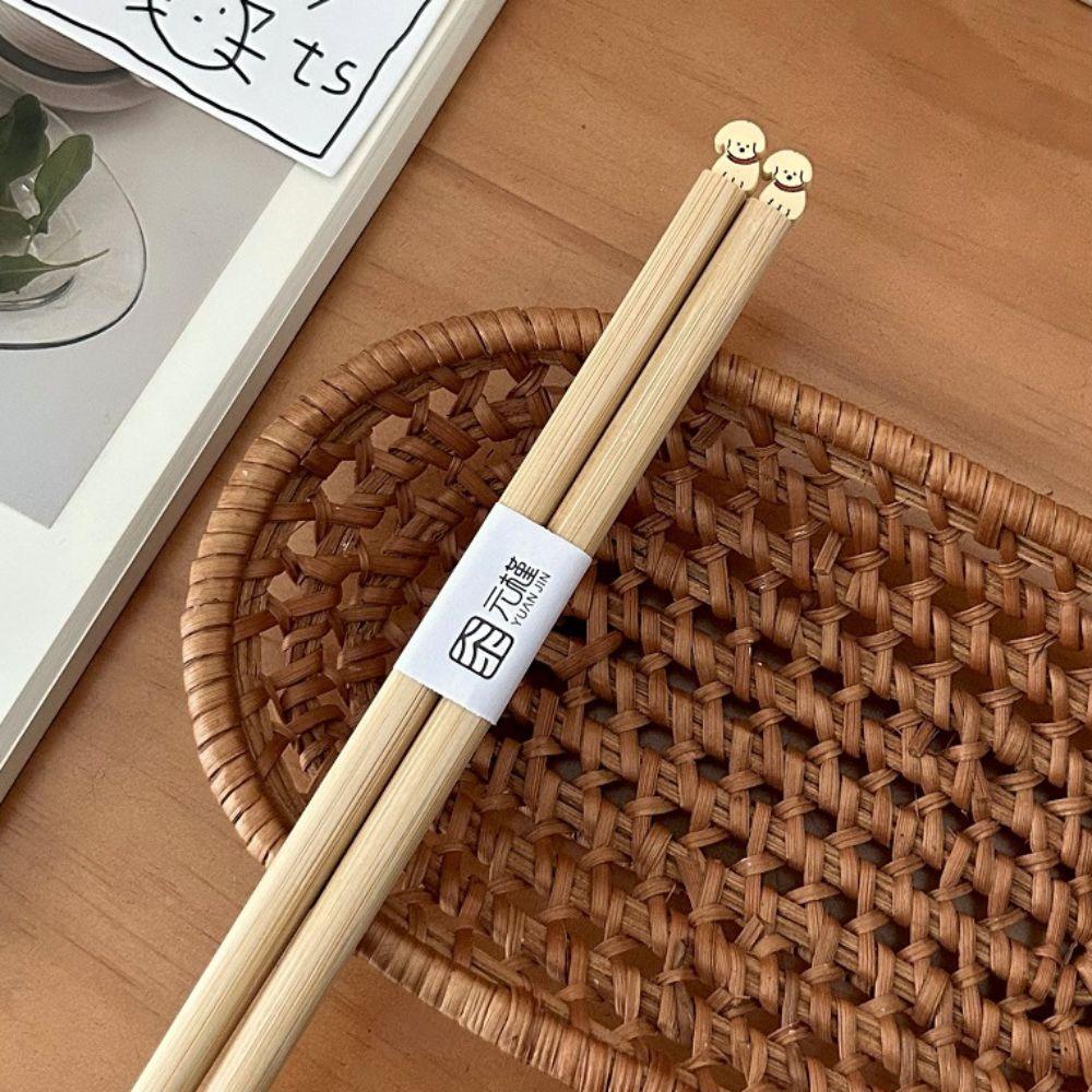 Dog Cat Noodle Chopsticks Long Hot Pot Use Chopsticks Cartoon Long Chopstick  Kitchenware