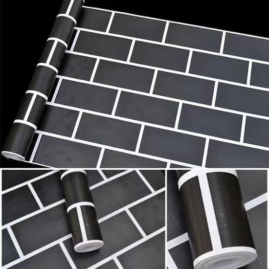 Brick Wallpaper Peel And Stick For Bedroom Faux Brick Kitchen Cabinets Home Decor Wall Stickers Papel De Parede Stickers Muraux