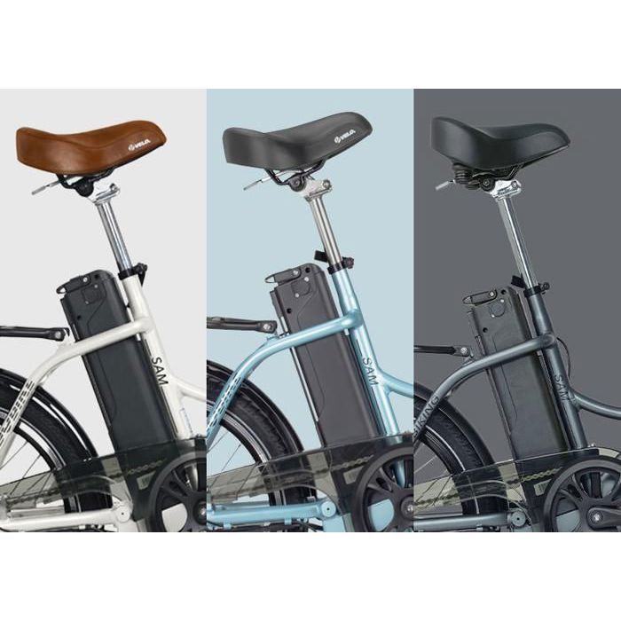 Jobobike Sam Vélo électrique pliant- 468 Wh - 250W - 20 pouces - 36V 13AH- XOFO Motor- 60 km d'autonomie - Shimano 7 speed - Gris