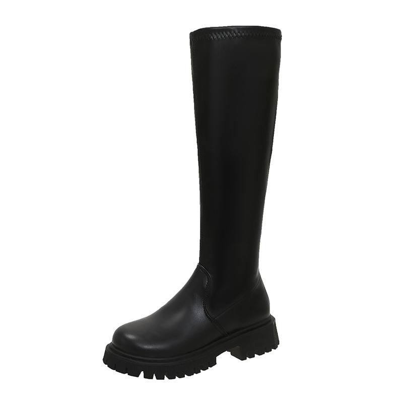 Fashion Winter Platform Women Long Boots 2025 Fashion Elegant Classical Shoes Designer Comfortable New Brand Shoes Snow Knee Boots Mujer