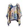 Schals Sommer Strand Sexy Damen Mode Druck Chiffon Kittel Bikini Überwurf Locker Bluse Sonnenschutz Bequem Poncho