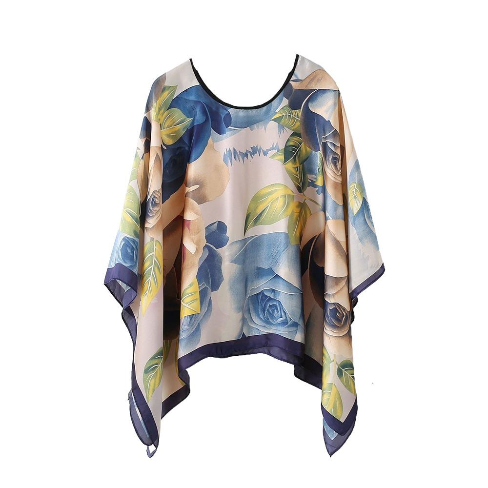 New Fashion Print Chiffon Women Shawl Various Styles Thin Cloak Shawl Beach Cape