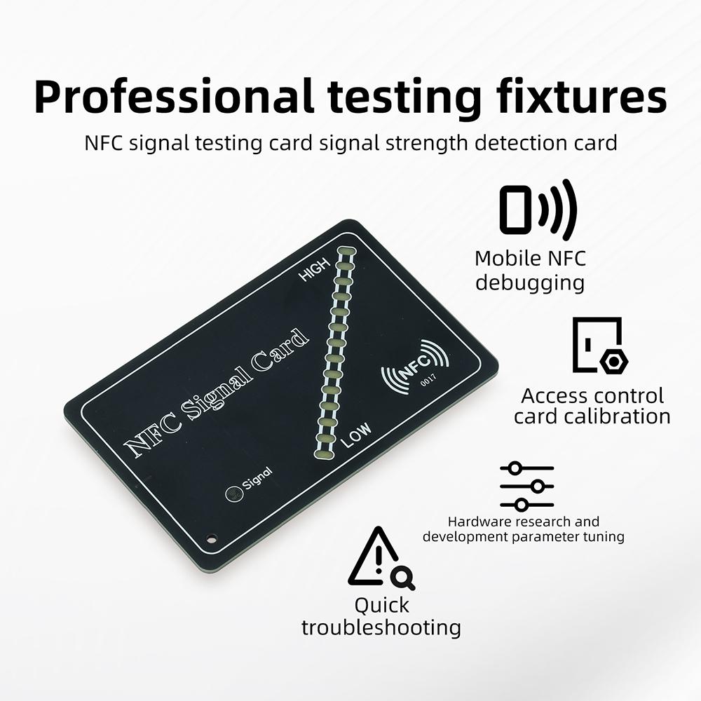 Smart RFID NFC Signal Testing Card Module 11.16MHz Frequency Nfc Card Encrypted Programmer Reader 1 Color LED Light Display
