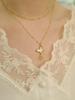 Nacre Fleur Wing Necklace