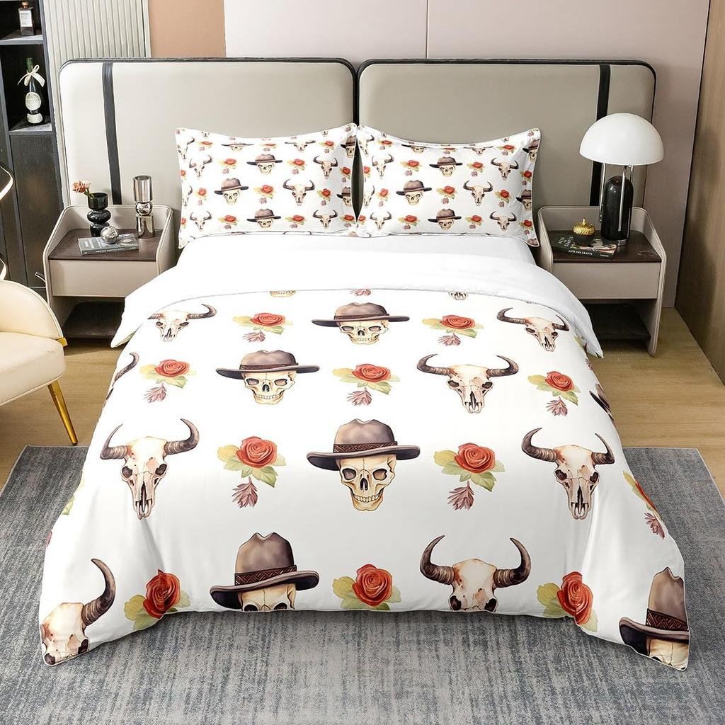 Hat Duvet Cover For Kids Boys Girls Queen Size Lightweight Down Quilt Covers  Bedroom Decor 2 Pillowcases 1 Duvet Cover No Quilt