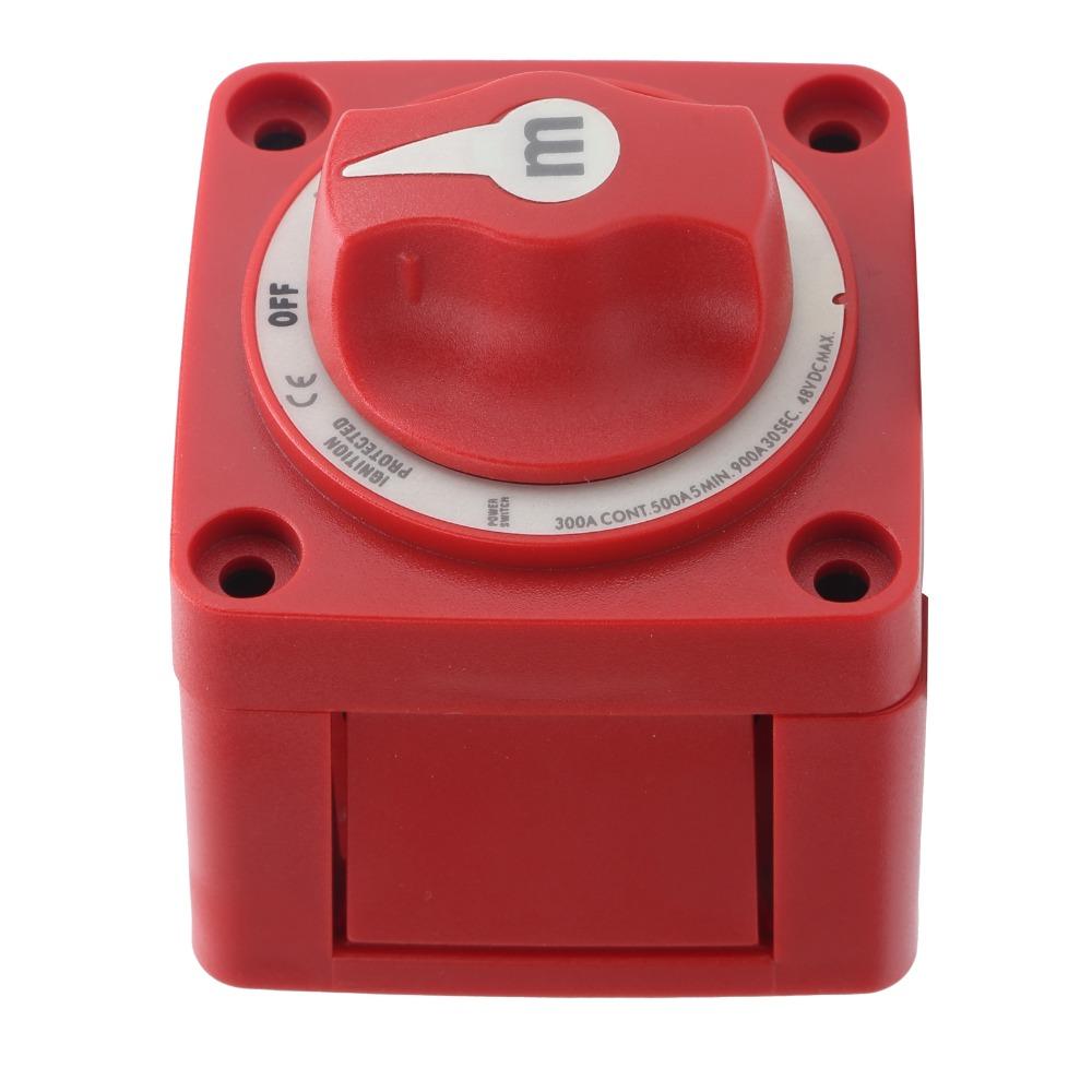 Durable 48V Battery Isolator Switch 300A Waterproof Power Off Switch Battery Disconnect Switch Small Boats