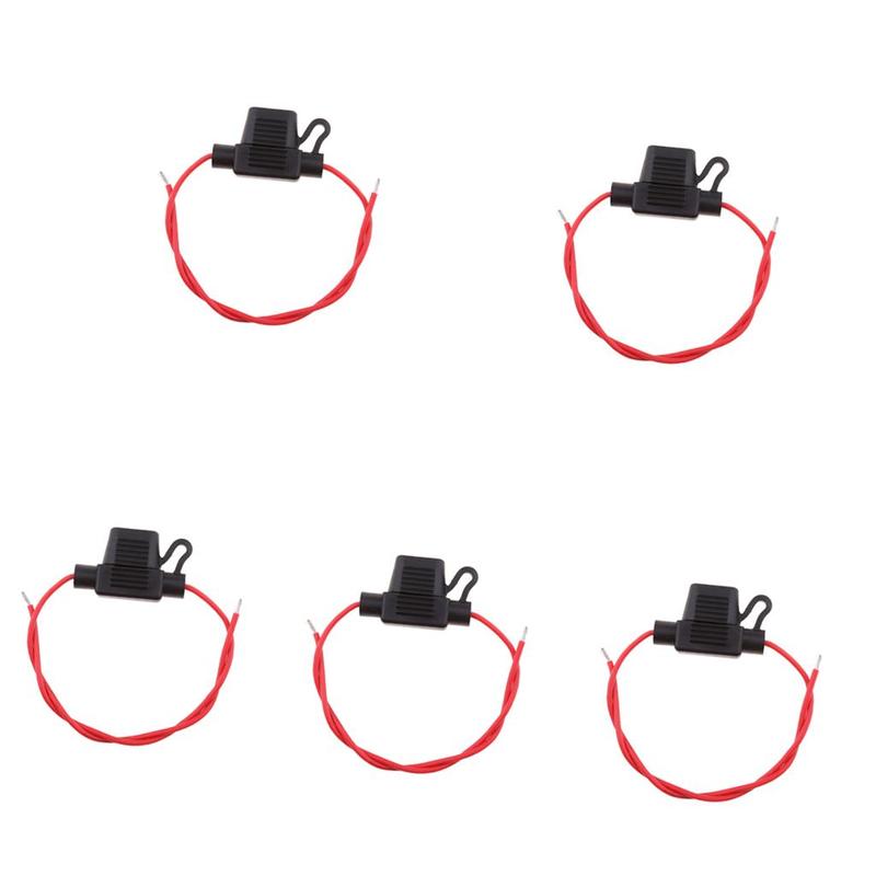 5 pcs. 10A 12V DC replacement fuse switch with cable, accessories for cars