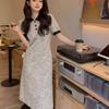Summer 2026 European Slimming French Style Polo Collar Dress with Elegant Design
