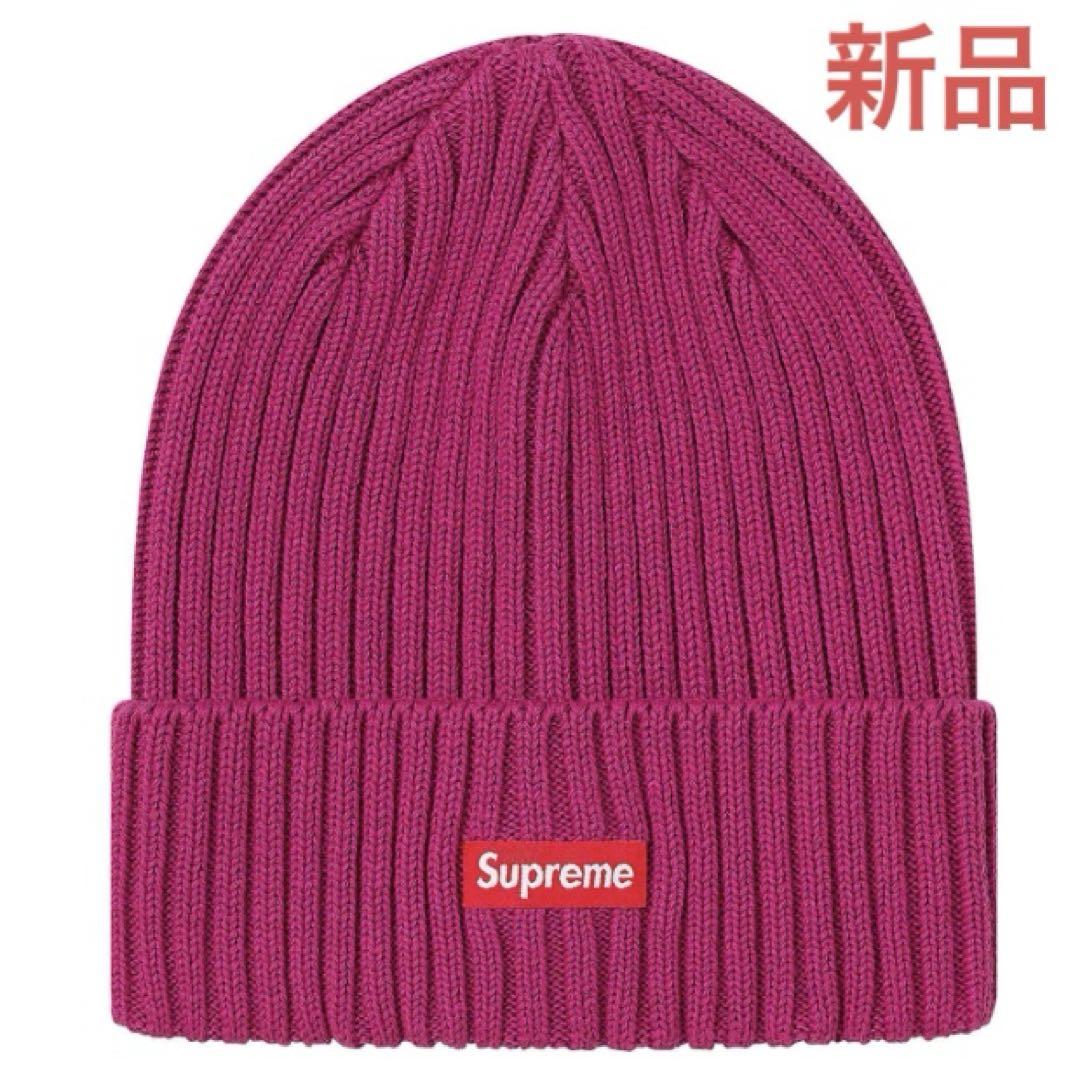 

[Б/У] Шапка бини Supreme овердайд розового цвета