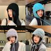 Knitted Wool Hat For Winter Women With Ear Warmer And Features