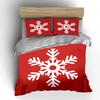 Winter-Themed Snowflake Decoration Bedding Set Exquisite Three-Piece Bedding Set Gift For Kids And Adults