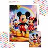 Mickey Mouse Minnie Donald Duck Diamond Painting Handmade Diy Mosaic Art Painting Kit Home Decoration