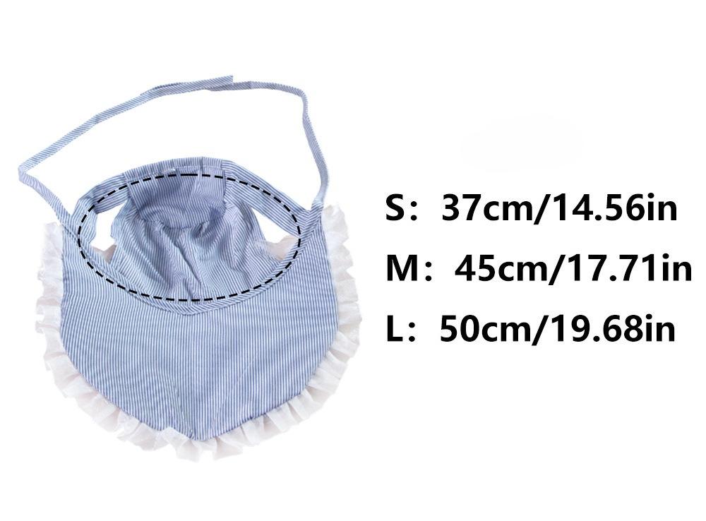 New Cat Hat Lace Princess Hat, Sunshade Pet Hat Floral Lace Dog Hat