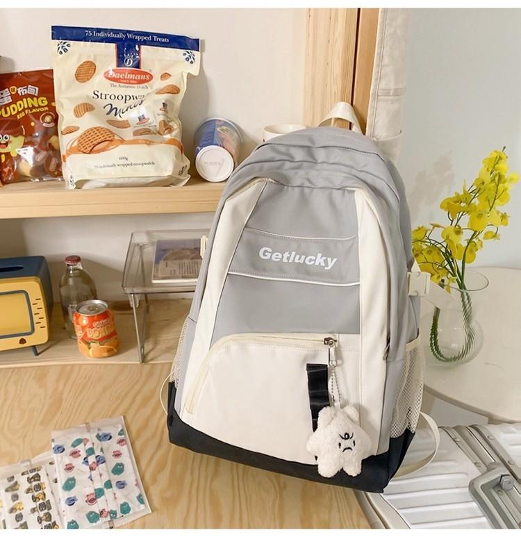 Trendy Japanese Campus Bookbag With Breathable And Durable Features For Women