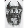 Justice League Mens Character Line Up Raglan T-Shirt