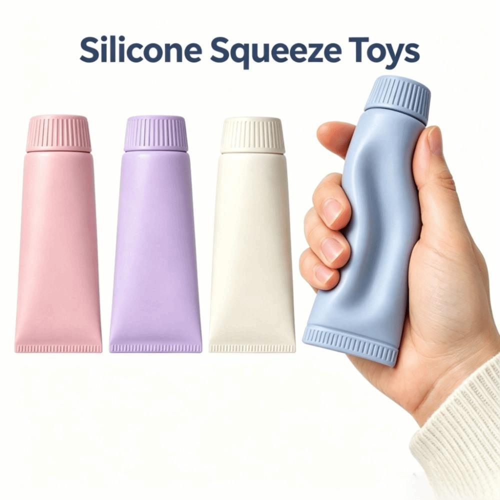 Slow Rebound Simulation Toothpaste Squishy Toy Soft Simulation Toothpaste Fidget Toy Adults