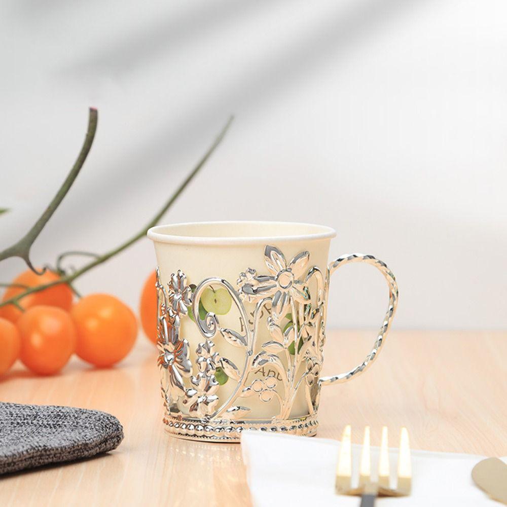 Heat Insulation Anti Scalding Cup Holder Multi-functional Disposable Coffee Mug Sleeve  Household