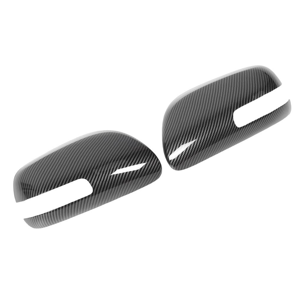 1 Pair Rearview Mirror Cap Carbon Fiber Style Exterior Door Side Mirror Covers Replacement for TC