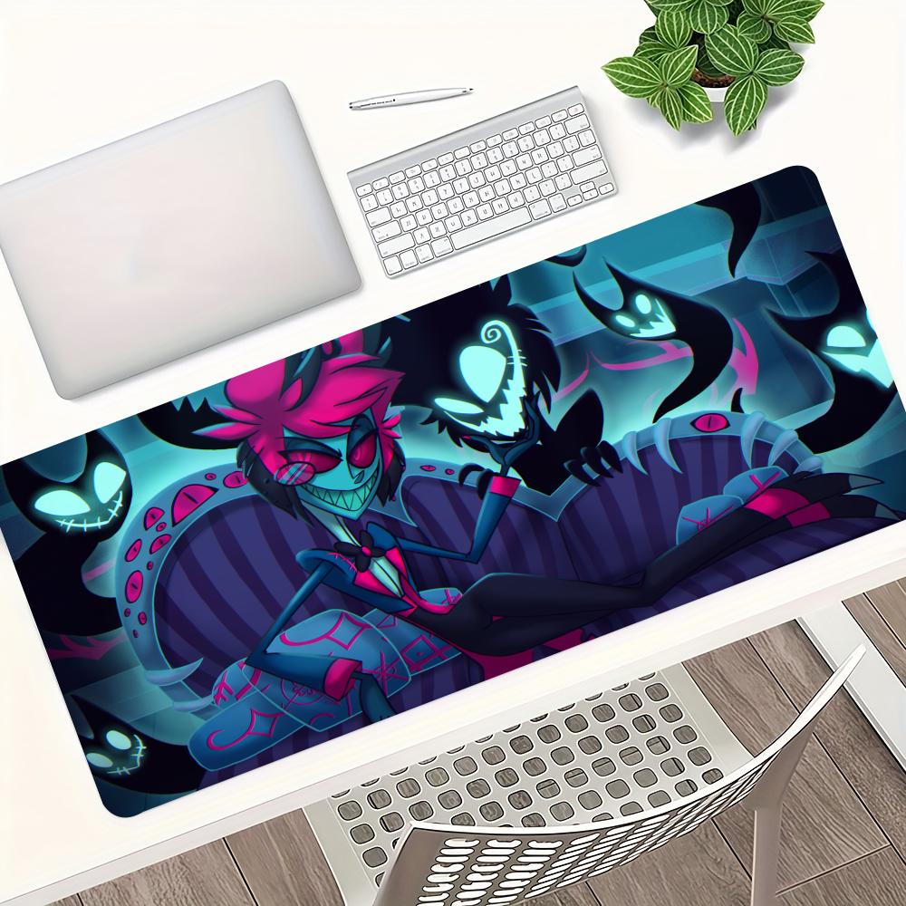 Velká podložka pod myš Hazbin Hotel Hráč Počítačové příslušenství Podložka pod myš Podložka pod klávesnici notebooku Kobercový stůl PC Anime XXL Herní podložka na stůl