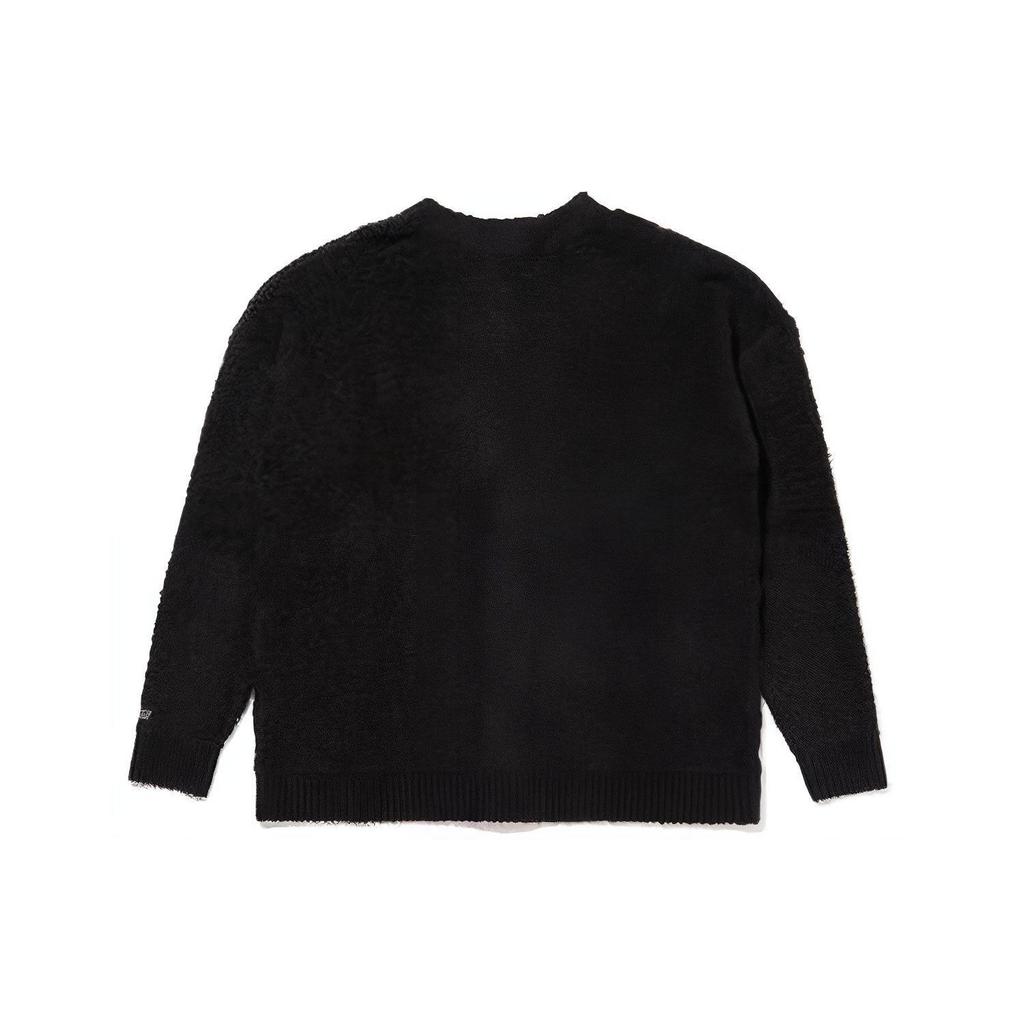 Levis Solid Color V-Neck Long Sleeve Knit Sweater Men Tops Black A0709-0019