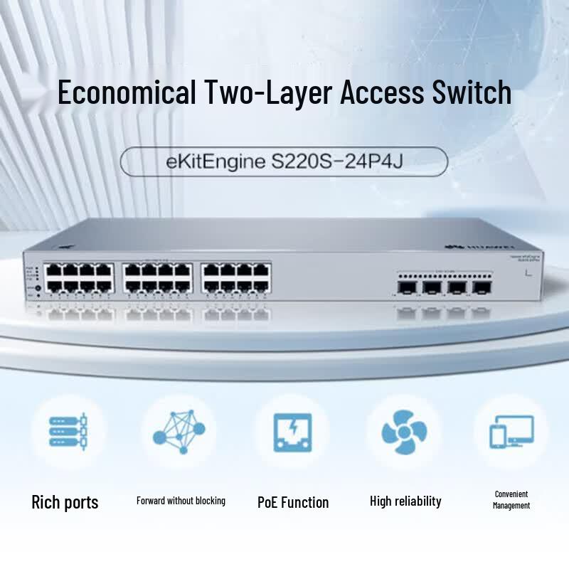 Huawei Kunlun S220S-24P4J Managed Gigabit PoE Switch