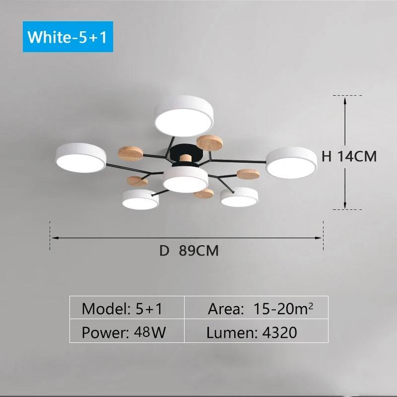 Modern Log Light Indoor Lighting Home Decorative Light LED Pendant Light Bedroom Ceiling Light Kitchen Ceiling Pendant Light