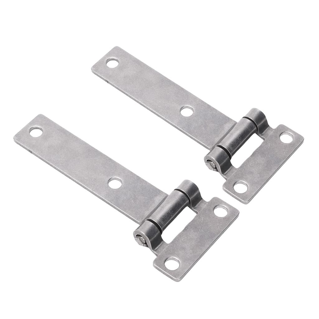 1 Pair 316 Stainless Steel Marine Grade T Hinge Sturdy Heavy Duty Boat Hinge for Yacht Interior Hatches 135x58mm