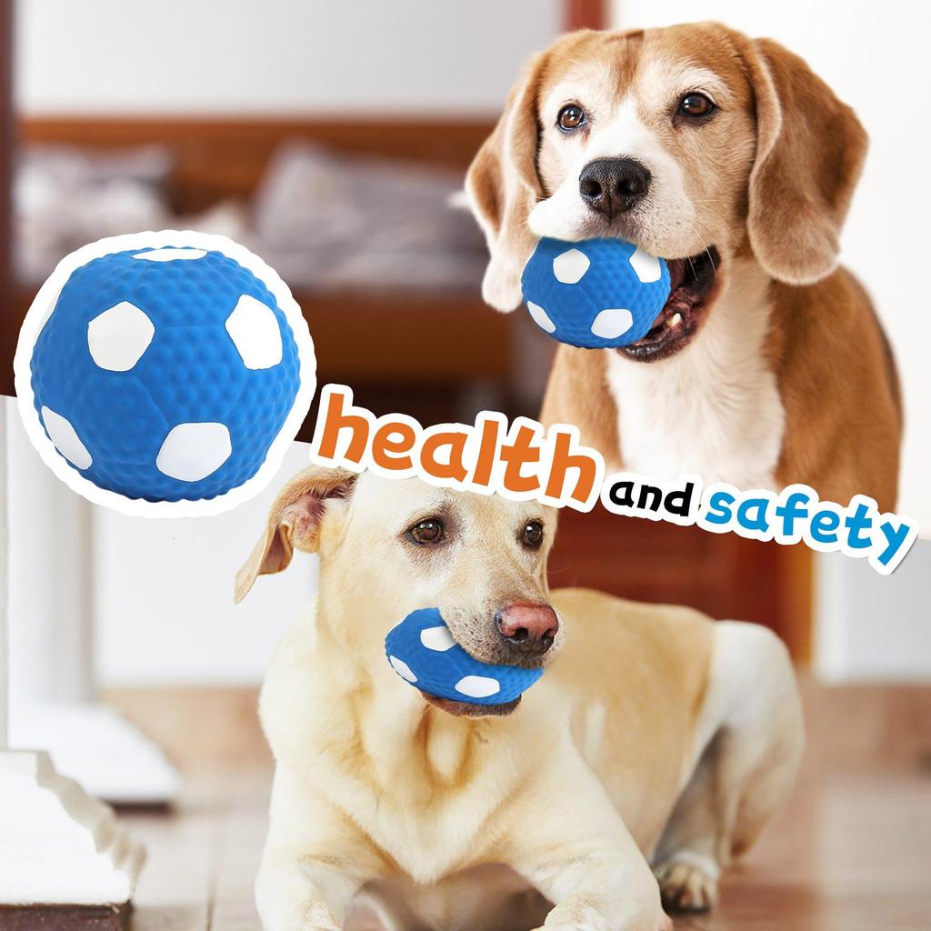 Pet Toy Football Rubber Pet Resistant Football Sports Toy