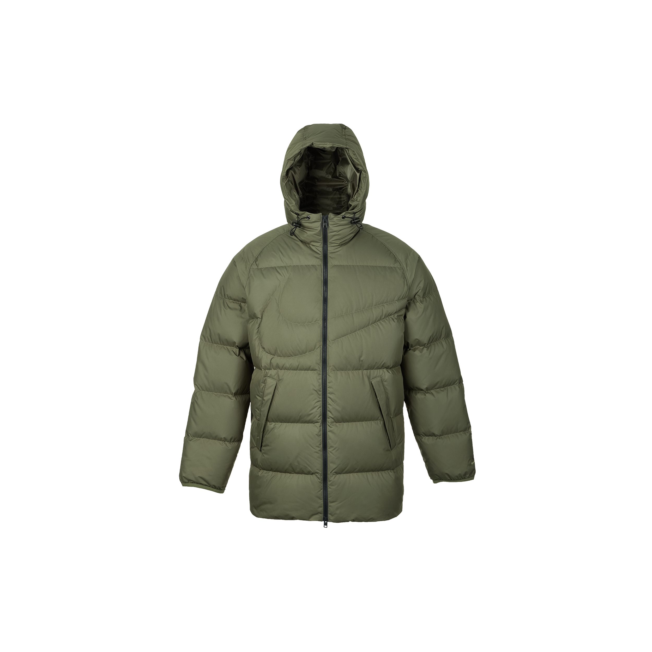 Nike Men's Fw25 Hooded Zipper Comfortable Simple Down Jacket Outerwear Ih2378222 Cm