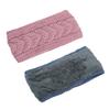 Wide Headbands Fleece Hair Accessories Women Cable Knitted Warm Turban Headwrap Thick Chunky Ear Warmer Crochet Hairbands Bandanas Hair Accessories