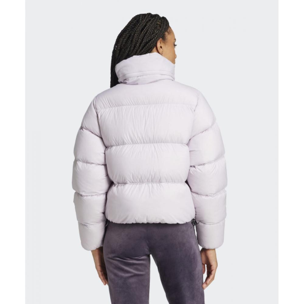 Adidas Regen Cropped Down Puffer Jacket   Lavender Iw8369