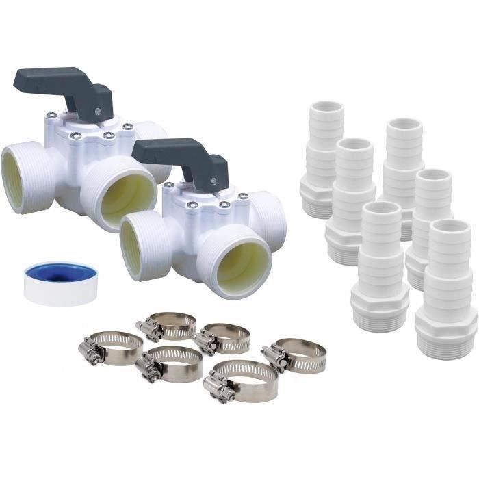 Kit by pass Universel UBBINK pour pompe à chaleur, réchauffeur, électrolyseur