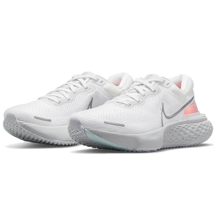 New Nike ZoomX Invincible Run Flyknit White Pure Platinum Chile Red CT2228-102