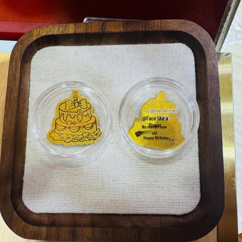 Pure Gold 999 Wealth-Boosting Mobile Phone Sticker - 2mg Gold for Daily Prosperity