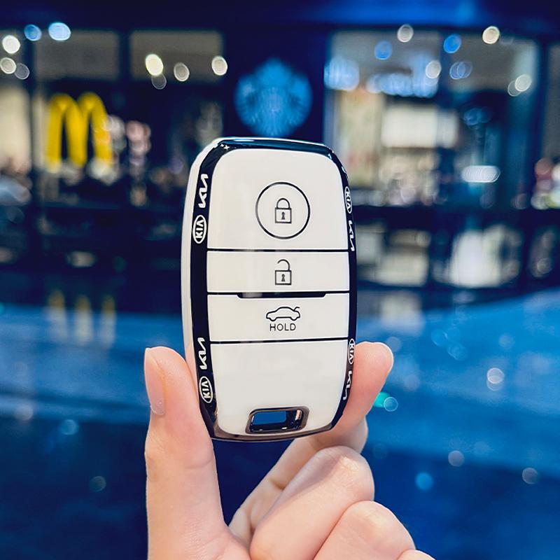 2026 Hot Car Sticker Soft TPU Car Key Case Protector Cover Fob For Kia Rio Sportage R Optima Rio5 Sorento Niro Soul Ceed Cerato
