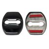 2Pcs Kit Car Decoration Car Door Lock Metal Buckle Car Door Buffer Pad Car Modification Accessories