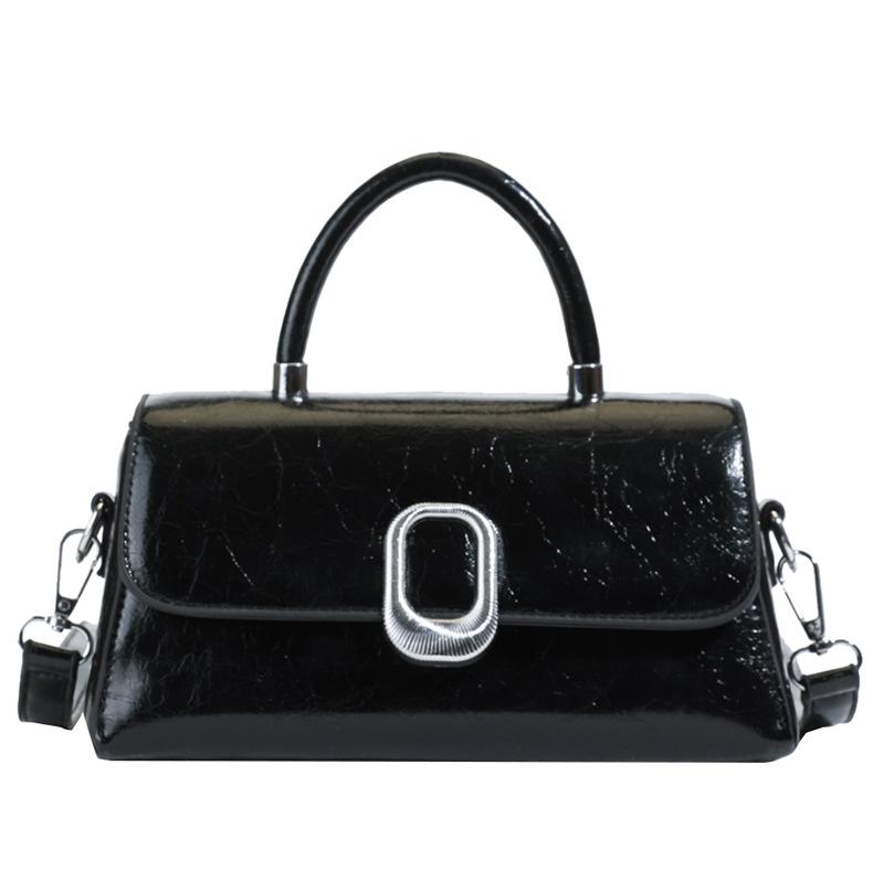 

Fashion niche simple temperament PU portable small square bag women s business commuter style high-end sense versatile messenger bag