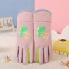 Windproof Kids Warm Gloves Night Luminous Children's Outdoor Gloves  Outdoor
