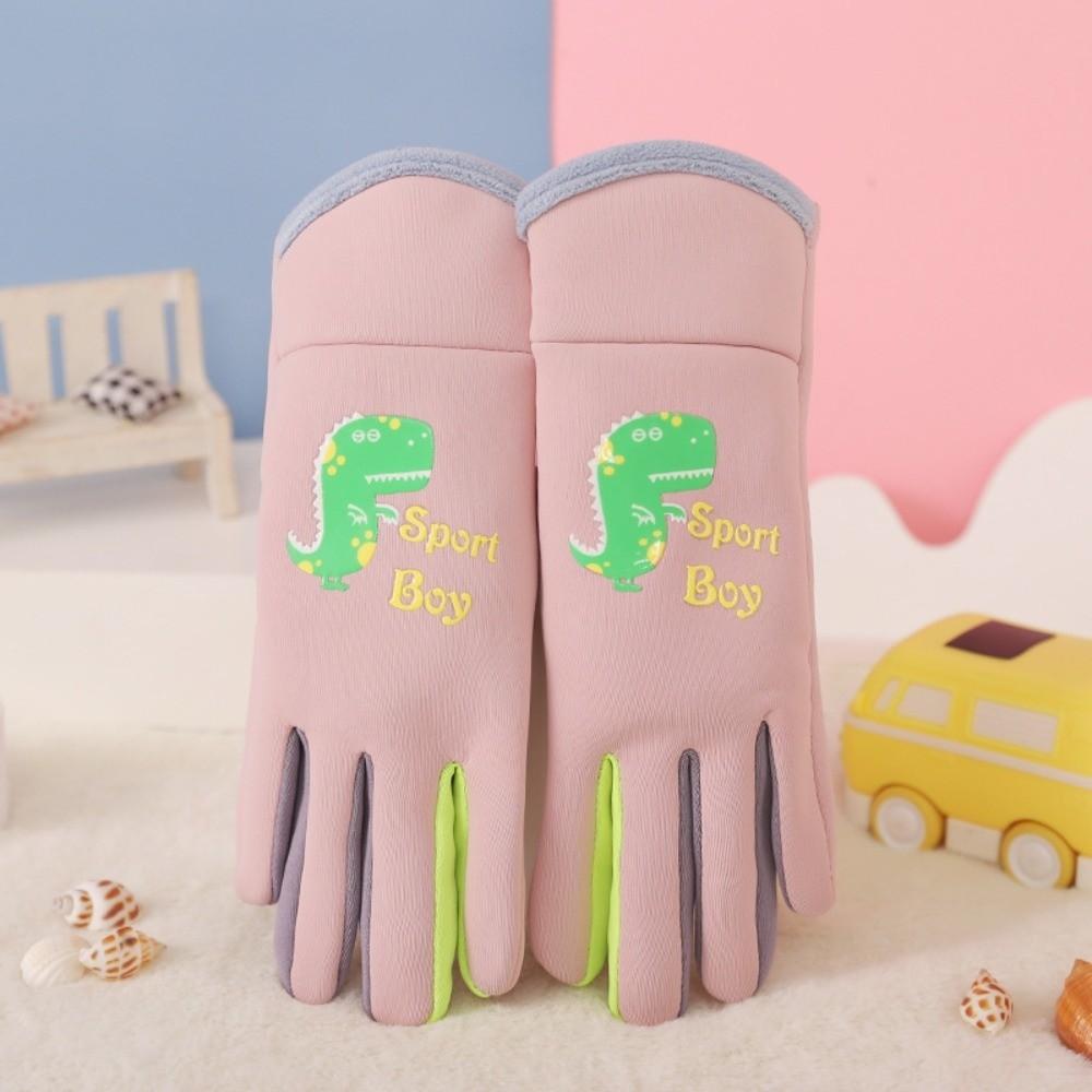 Windproof Kids Warm Gloves Night Luminous Children's Outdoor Gloves Outdoor