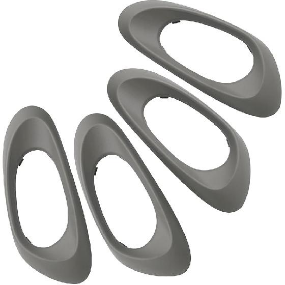 APPERFiT Interior Door Handle Bezel Trim Cover (4Pcs) Compatible With Chevy Trailblazer 2002-2009 Replaces 15214501 15214502 15214506 15214507